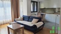 Se izdava namesten stan vo Skopje, Vodno so povrshina od 50 m2.
 Ekstra: Klima, Sopstveno parno, Lift, Nova Zgrada, Parking.
 Cena: 580 EUR
